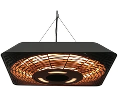 Outsunny Spindulinis lubinis šildytuvas 800W/1200W/2000W 5 režimų IP45 su nuotolinio valdymo pulteliu