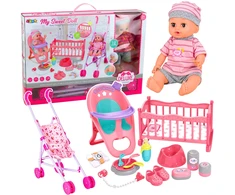 Lean Toys Interaktyvi lėlė 30 cm