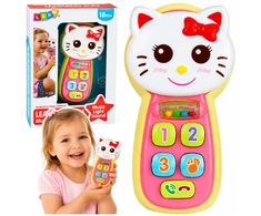 Lean Toys Interaktyvus telefonas 15.5 x 8.5 x 4 cm