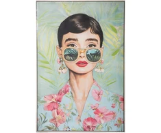 Home4You Paveikslas su rėmu „FAMOUS“, 82,5×122,5 cm, „Audrey“