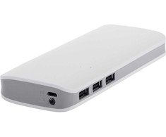 Išorinis akumuliatorius 10000mAh su 3 USB jungtimis