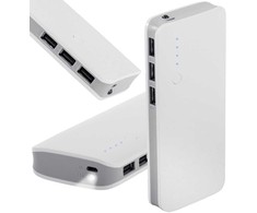 Išorinis akumuliatorius 10000mAh su 3 USB jungtimis