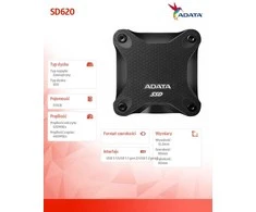 ADATA SD620 Išorinis kietasis diskas SSD 512GB Juodas