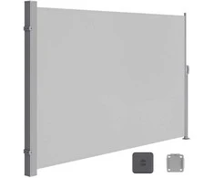 Songmics Išskleidžiama šoninė 200 x 350 cm markizė balkonui