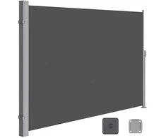 Songmics Išskleidžiama šoninė 200 x 400 cm markizė balkonui