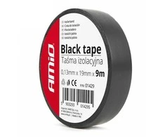Amio Izoliacinė juosta 19mm x 9m JUODA