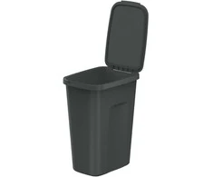 Prosperplast Juodas šiukšlių dėžė COMPACTA Q PLUS 35 L