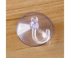 Bathroom Solutions Sieninis kabliukas su siurbtuku 3,5 cm 8 vnt.