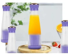 Nešiojamas USB belaidis trintuvas kokteiliams 400ml, violetinis