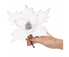 Kalėdinė dekoracija – puansetijos žiedas Springos 26 cm