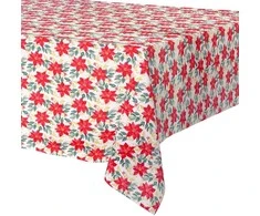 Excellent Houseware Kalėdinė staltiesė 220x150 cm - atspari dėmėms