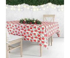 Excellent Houseware Kalėdinė staltiesė 220x150 cm - atspari dėmėms