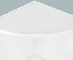 Songmics Kampinė lentyna 30 x 129,5 x 30 cm