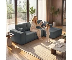 Kampinė modulinė sofa 267 × 168 cm