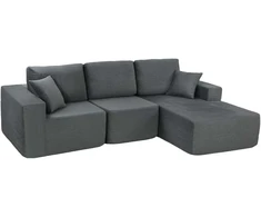 Kampinė modulinė sofa 267 × 168 cm