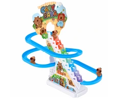 Lean Toys Kapibarų traselė su judančiais laiptais, 3 figūrėlės