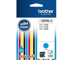 Brother LC-525XLC rašalo kasetė Originalus Žydras