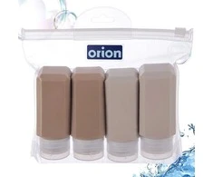 Svarstyklės Inter Vion Orion Kelioniniai buteliukai 90 ml 4 vnt Silikoniniai