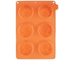 Orion Silikoninė keksiukų forma 27x18x4 cm Helovino moliūgo tema