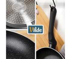 Konighoffer Vilde Granitinė patelnia 28 cm Juodoji linija