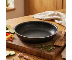 Keptuvė su granitine danga, juoda, Ø 24 cm