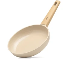 Keptuvė su keramine danga, indukcinei viryklei, smėlinė, Ø 20 cm