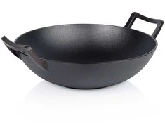 Ketaus wok keptuvė Vilde Cast Line 36 cm