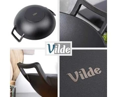 Ketaus wok keptuvė Vilde Cast Line 36 cm