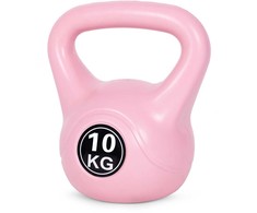 Kettlebell 10 kg, treniruoklis, hantelis, svarmuo, rožinis, ModernHome