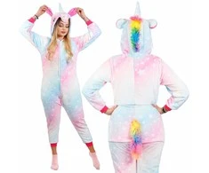 Kigurumi pižama moterims Springos Vienaragis, dydis L
