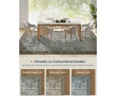 Songmics Kilimas 160x230 cm graikinio riešuto spalvos