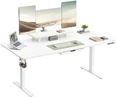 Songmics Kilnojamas rašomasis stalas 160 × 80 cm