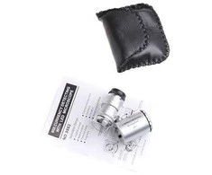 Mikroskopas Jeweller's loupe microscope 60x led uv professional