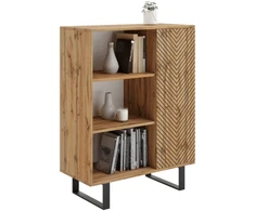 Knygų komoda Herringbone Oak Craft Decor