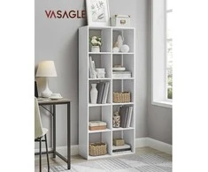Songmics Knygų lentyna VASAGLE 10 skyrių 30x65,5x161,5 cm