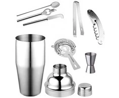 Aptel Kokteilių gaminimo rinkinys su bambuko stovu Pro Barmen 9 Set
