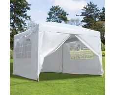 MultiGarden Balta sodo pavėsinė su nuimamomis sienelėmis 3x3 m