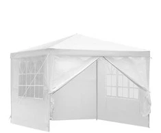 MultiGarden Balta sodo pavėsinė su nuimamomis sienelėmis 3x3 m