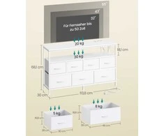 Songmics Komoda 30 x 113,8 x 68,1 cm
