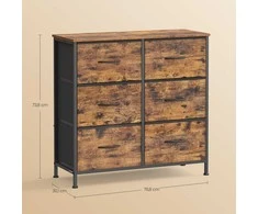 Songmics Komoda 30 x 76,7 x 73,7 cm