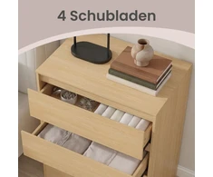 Songmics Komoda 4 stalčiai