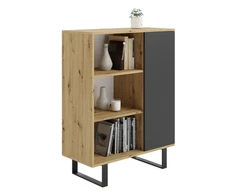 Komoda FONDI Oak artisan juodas