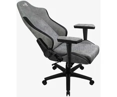 Aerocool Crown AeroSuede Universali žaidimų kėdė Paminkštinta sėdynė Stone Pilkas