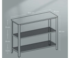 Songmics Konsolinis staliukas VASAGLE 101,5 x 35 x 80 cm
