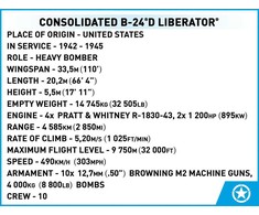 Klocki Konstruktoriaus rinkinys B-24 Liberator lėktuvas iš 1445 detalių