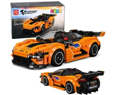 Lean Toys Konstruktorių rinkinys oranžinis 423 vnt.