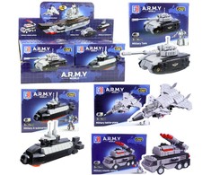 Lean Toys Konstruktorius 2-in-1 transporto priemonės ir robotas