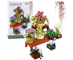 Lean Toys Konstruktorius Gėlės Vazonuose 1446 dalys