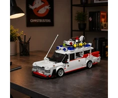 Lean Toys Konstruktorius Ghost Car baltas 631 vnt.