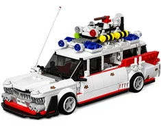 Lean Toys Konstruktorius Ghost Car baltas 631 vnt.